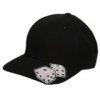 black hat with dice