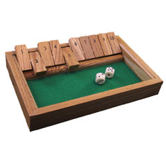 Shut the Box Dice Game