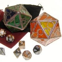 Stained Glass Dice