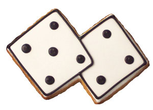 Dice cookie